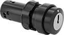 Image of Product. Front orientation. Key Switches. Vibration-Resistant 22 mm Panel-Mount Key Switches.