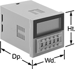 Image of Product. Front orientation. Contains Annotated. Timer Relays. Solid State Versa-Mount Multifunction Timer Relays, 1 Circuit Controlled.