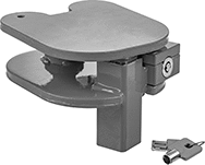 Image of Product. Front orientation. Hitch-Ball Coupler Locks. Style C.