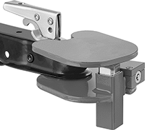 Image of ProductInUse. Front orientation. Hitch-Ball Coupler Locks. Style C.
