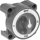 Image of Product. Front orientation. Battery Switches.