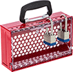 Image of ProductInUse. Style C (Padlocks Not Included). Front orientation. Lockouts. Portable/Wall-Mount Group Lockout Boxes, Style C.