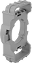 Image of Product. Mounting Bracket. Front orientation. Switch Contact Blocks. Hazardous Location 30 mm Panel-Mount Push-Button Switches, Plastic.