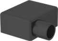 Image of Product. Front orientation. Terminal Covers. Battery Terminal Covers, For Right 90° Elbow Clamps.