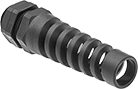Image of Product. Front orientation. Cord Grips. Continuous-Flex Liquid-Tight Plastic Cord Grips, Straight.