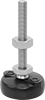 Stay-Put Swivel Leveling Mounts with Threaded Stud