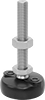 Stay-Put Swivel Leveling Mounts with Threaded Stud