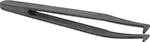 Image of Product. Bent Square Tips. Front orientation. Tweezers. Plastic Tweezers, Bent Square Tips.
