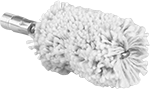 Image of Product. Cotton Bristles. Front orientation. Cotton Bristles. Threaded-Shank Low-Scratch Tube Brushes.