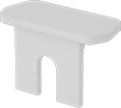 Image of Product. Front orientation. Raceway and Fittings. Low-Profile Raceway and Fittings, Caps.