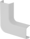 Image of Product. Front orientation. Raceway and Fittings. Low-Profile Raceway and Fittings, 90° Elbow Connectors.