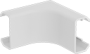 Image of Product. Front orientation. Raceway and Fittings. Low-Profile Raceway and Fittings, Inside-Corner 90° Elbow Connectors.