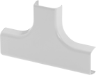 Image of Product. Front orientation. Raceway and Fittings. Low-Profile Raceway and Fittings, Tee Connectors.