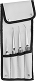 Image of Product. Front orientation. Tweezers. Squeeze-to-Open Tweezers Sets.