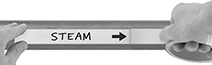 Image of ProductInUse. Front orientation. Pipe Markers. Write-On Reflective Pipe Markers.