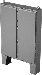 Image of Product. Front orientation. Electrical Enclosures. Watertight Enclosures with Floor Stand.
