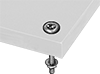 Fasteners for Solid Grating
