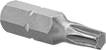 Image of Product. Hex Shank. Front orientation. Screwdriver Bits. Torx Bits, For Hand Tools.