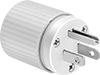 Image of Product. Front orientation. Power Connectors. Corrosion-Resistant Straight-Blade Connectors, Plugs.