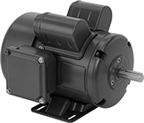 Image of Product. Motor with Totally Enclosed Enclosure. Front orientation. Electric Motors. Base-Mount AC Motors.