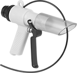 Image of Product. Vacuum/Blower with Blowout Tube. Front orientation. Vacuum Cleaners. Air-Powered Hand-Held Vacuum/Blowers for Dry Pickup, Blowout Tube.