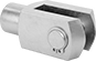 Image of Product. Front orientation. Air Cylinder Mounts. Corrosion-Resistant ISO Tie Rod Air Cylinders, Rod-Clevis-with-Pin Actuator Connection.