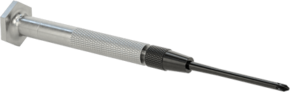 Image of Product. Front orientation. Precise-Control Screwdriver, Black-Oxide Steel, Number 1 Phillips.