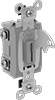 Multi-Way Key-Actuated Light Switches