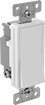 Image of Product. Front orientation. Light Switches. Rocker Light Switches, Screw-Terminal Wire Connection.