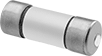 Image of Product. Front orientation. Fuses. UL Class J Time-Delay Fuses for Tight Spaces , Ferrule Cartridge Fuse, Without Blown Fuse Indicator.