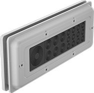 Image of Product. Front orientation. Cable Entry Panels. Wet-Location Multi-Diameter Cable Entry Panels, White Painted Steel.