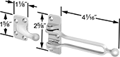Image of Product. Front orientation. Contains Annotated. Swinging Latches. Swing-Bar Door Latches.
