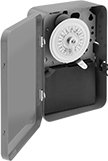 Image of Product. Front orientation. Timer Switches. High-Current Time and Day Activated Switches.