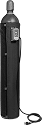 Image of ProductInUse. Front orientation. Wraparound Heaters. Thermally Insulating Wraparound Heaters for Gas Cylinders.