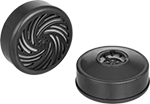 Image of Product. Front orientation. Respirator Cartridges. Air-Purifying Respirator Cartridges, Moldex.