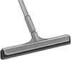 Choose-a-Color Frame Floor Squeegees with Scraper