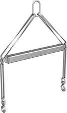 Image of Product. Front orientation. Lifting Beams. Industrial Battery Lifting Beams.