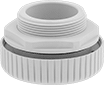 Image of Product. Front orientation. Breather Vents. Corrosion Resistant Washdown Threaded Breather Vents, Metric, Nylon.