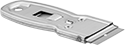 Image of Product. Front orientation. Scrapers. Razor Blade Flat-Surface Scrapers, Style A.