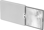 Image of Product. Front orientation. Magnifiers. Distortion-Free Illuminated Slide-Open Magnifying Glasses.