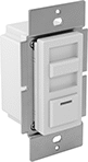 Image of Product. Front orientation. Light Dimmers. Light Dimmers, Push Button Actuator with Slide Dimmer.