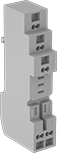 Image of Product. Sockets with
Spring-Clamp
Terminals. Front orientation. Relay Sockets. Thin Spade-Terminal Relays.