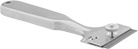 Image of Product. Front orientation. Scrapers. Razor Blade Flat Surface Scrapers with Rust-Resistant Handle.
