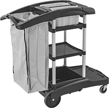 Image of Product. Aluminum Frame. Front orientation. Carts. Cleaning Carts, Aluminum Frame.