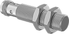 Image of Product. Sensor with Plug. Front orientation. -10° F to 210° F. Hazardous Location DC Metallic-Object Proximity Sensors.