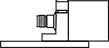 Image of Specification. Front orientation. Projecting Mount. Hazardous Location Rotatable DC Metallic-Object Proximity Sensors.