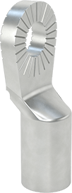 Image of Product. Top orientation. Battery Terminal Connector, 3/8" Antirotational Lug, 2 Wire Gauge.