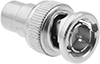 Image of Product. Front orientation. Coaxial Connectors. Coaxial Adapters, RCA Female × BNC Male.