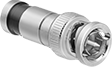 Image of Product. Front orientation. Coaxial Connectors. Coaxial Connectors, BNC Compression Plugs.