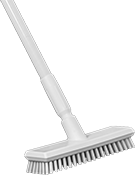 Image of Product. Front orientation. Scrub Brushes. Scrub Brushes with Extended-Reach Handle, Style B.